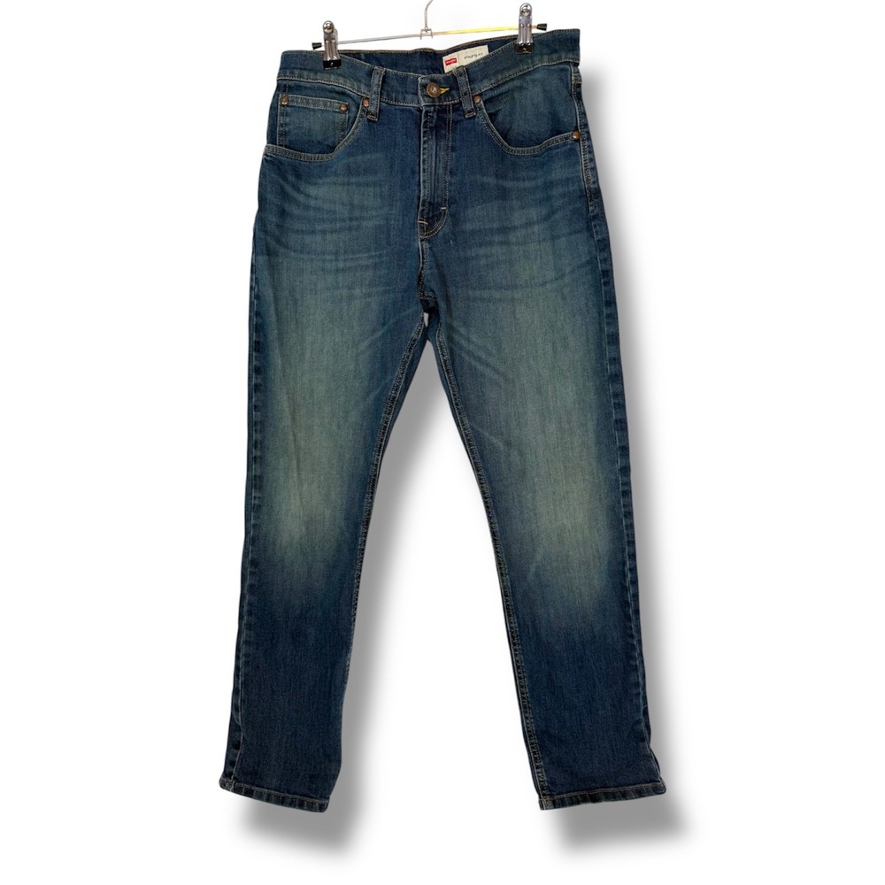 Wrangler Jeans Men's 30x30 Athletic Fit Blue‎ Straight Leg Denim Western